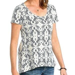Fresh Produce Cali Luna Ikat Print Scoop Next Tshirt Size 2X